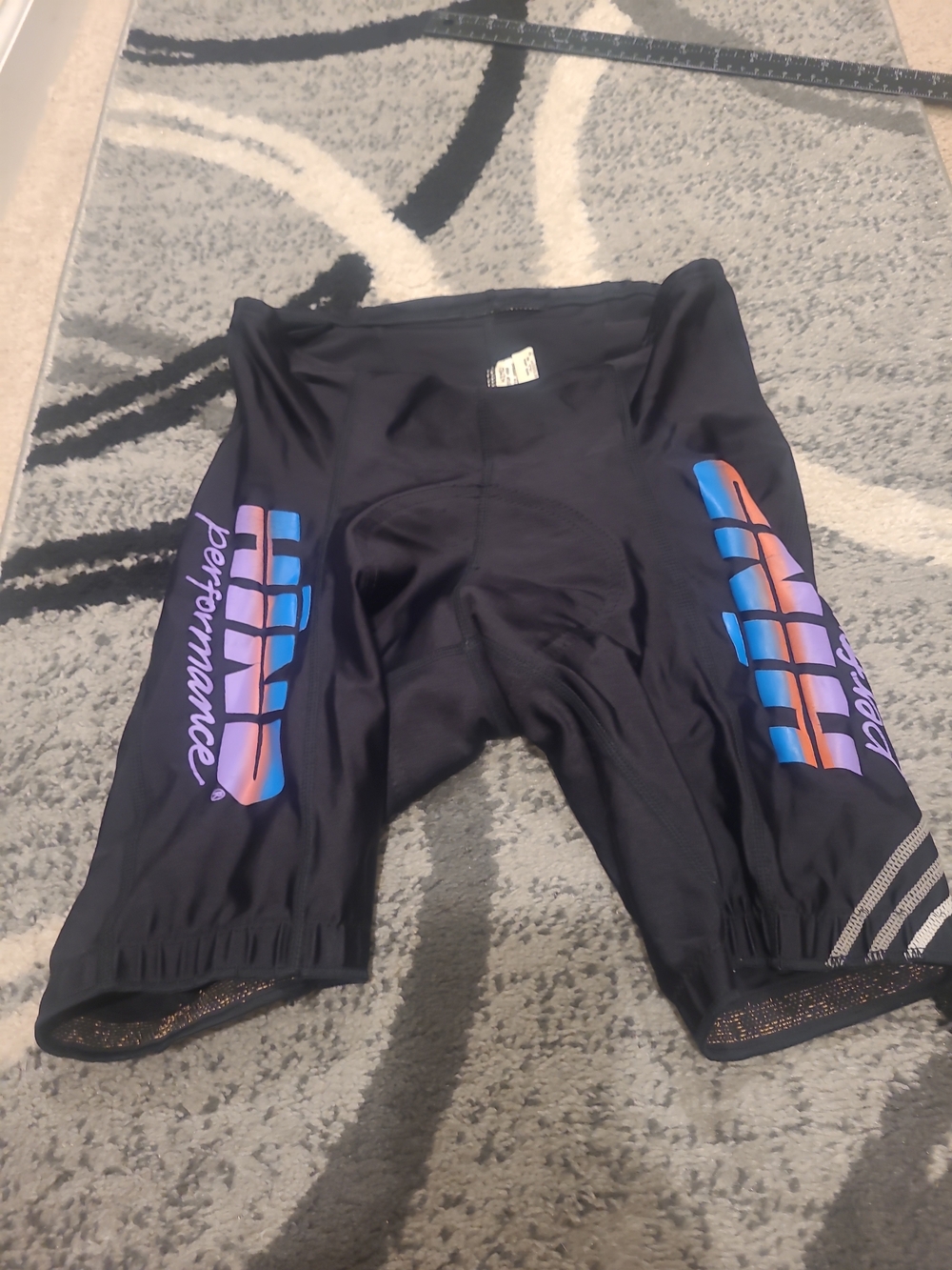 Hind Performance Womens Medium Padded Cycling Shorts Made In Usa Colorful